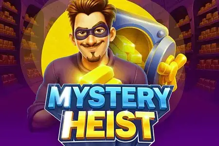 Mystery Heist slot cover art in the SuperCat lobby